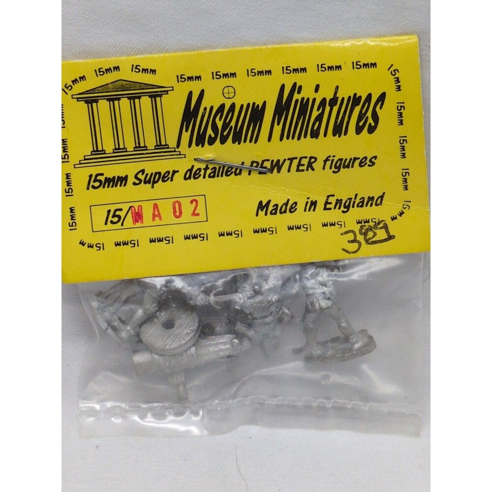 Museum Miniatures Cannon Crew 15mm Miniatures 15/WA02